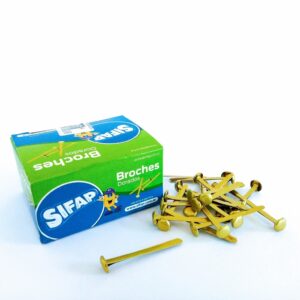 broche sifap dorado mariposa x unidad