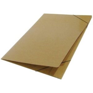carpeta 3 solapa a4 tandil marron c/elÁstico