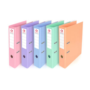 bibliorato color pastel pvc the pel a4 75 mm