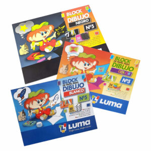 block dibujo n°5 luma x 20 hojas
