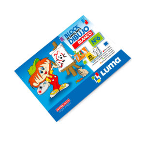 block dibujo n°6 x 20 hj blanco luma