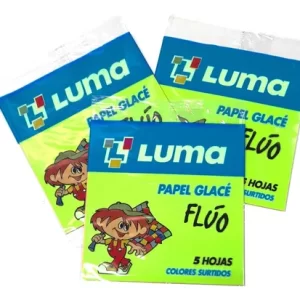 papel glace fluo