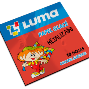 papel glace metalizado